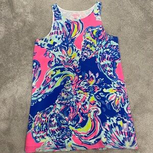 Lilly Pulitzer silk shift dress size large